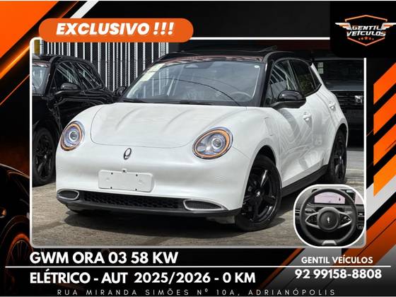 GWM ORA 03 58 KW ELÉTRICO BEV58 GWM ORA 03 58 KW ELÉTRICO BEV58